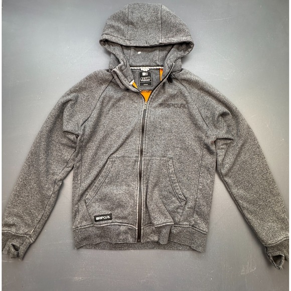 Rip Curl Other - Rip Curl Hoodie Men's Medium Gray Anti Fleece Full Zip Water Resistant Surf